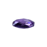 BRAZIL AMETHYST CHECKER CUT BRIOLETTE CUSHION (DARK)(CLEAN) 12.00X8.00 MM 3.42 Cts.