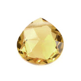 CITRINE ROSE CUT BRIOLETTE HEART (FULL DRILL) 8MM 1.60 Cts.