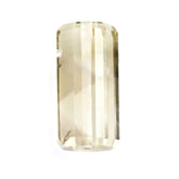 CITRINE (AFRICAN) STEP CUT BARREL (FULL DRILL 1MM) (YELLOW) 14.50X7MM 7.5 Cts.