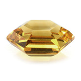 GOLDEN CITRINE BOTH SIDE STEP HEXAGON 11MM 3.20 Cts.