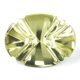 YELLOW CITRINE FLAT BUFFTOP X BACK OVAL (DES#113) 20X15MM (C-3) 13.35 Cts.