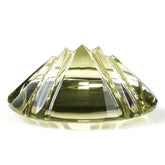 YELLOW CITRINE FLAT BUFFTOP X BACK OVAL (DES#113) 20X15MM (C-3) 13.35 Cts.