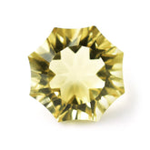 YELLOW CITRINE NINETY CUT ROUND (DES#83) (C-3) 10MM 3.8 Cts.