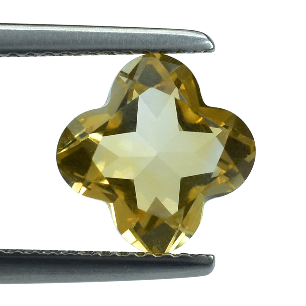 CITRINE (GOLDEN) CUT CLOVER (C-2) 8MM (THICKNESS :-4.80-5.20MM) 2.12 Cts.