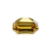 GOLDEN CITRINE TABLE CUT TOP FACETED OCTAGON (C-1/CLEAN) 8X8MM 2.40 Cts.