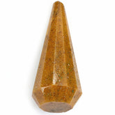 CAMEL JASPER LONG FACETED DROPS 39X16MM 47.34 Cts.