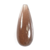 CHOCOLATE MOONSTONE PLAIN DROPS (LITE) (HALF DRILL 1.00MM) 20X8MM 8.65 Cts.