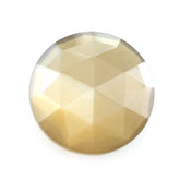 CHOCOLATE MOONSTONE ROSE CUT BRIOLETTE ROUND (LITE) 12.00MM 4.45 Cts.