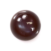 CHOCOLATE MOONSTONE PLAIN ROUND CAB (DARK/CLEAN) 12.00MM 6.95 Cts.