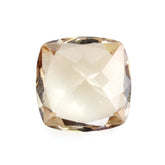 CHAMPAGNE TOPAZ CUT CUSHION 9MM 3.68 Cts.