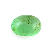 BRAZILIAN EMERALD OVAL CAB 6X4.50MM 0.58 Cts.