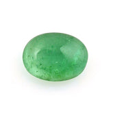 BRAZILIAN EMERALD OVAL CAB 6X4.50MM 0.68 Cts.