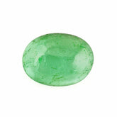 BRAZILIAN EMERALD OVAL CAB 8X6MM 1.28 Cts.
