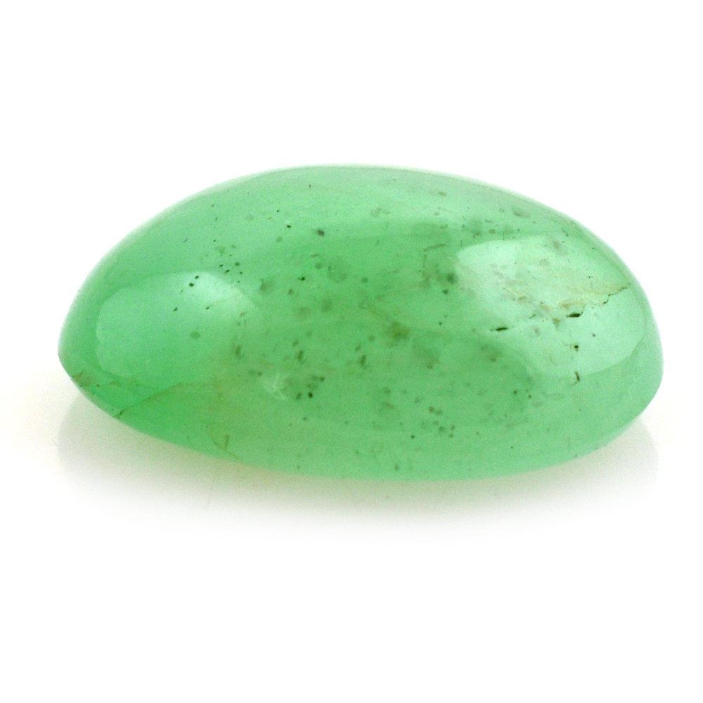EMERALD OVAL CAB 14.50X11MM 6.45 Cts.