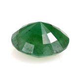 EMERALD CUT ROUND 9MM (DARK/SOME BLACK WHITE SPOTS/OPAQUE) 2.52 Cts.