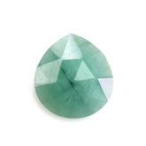 EMERALD ROSE CUT HEART CAB 9MM 1.33 Cts.