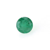 EMERALD CUT ROUND (OPAQUE)(DARK GREEN)(SOME BLACK SPOTS) 4.00X4.00 MM 0.24 CTS