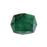 EMERALD (GREEN) (OPAQUE)(WITH PATTERN) TABLE CUT LONG FANCY OCTAGON 10.00X8.00 MM 2.39 CTS