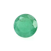 EMERALD STEP CUT BACK SIDE ROUND (2ND QUALITY) (OPAQUE SOME BLACK SPOTS) 7.00X7.00 MM 1.30 CTS