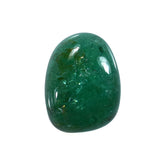 EMERALD PLAIN FANCY CAB (MEDIUM)(SEMI OPAQUE 1ST QUALITY )(SOME SPOT) 10.50X8.00 MM 2.95 CTS