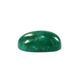 EMERALD PLAIN FANCY CAB (MEDIUM)(SEMI OPAQUE 1ST QUALITY )(SOME SPOT) 10.50X8.00 MM 2.95 CTS