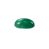 EMERALD PLAIN OVAL CAB (MEDIUM)(SEMI OPAQUE TOP GREEN)(1ST QUALITY CLEAN) 8.50X6.50 MM 1.75 CTS