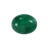 EMERALD OVAL CAB (TOP GREEN)(1ST QUALITY OPAQUE CLEAN) 7.00X5.50 MM 1.05 CTS