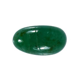 EMERALD PLAIN OVAL CAB (1 PAIR)(GREEN OPAQUE 1ST QUALITY)8.00X4.50 MM 0.88 CTS