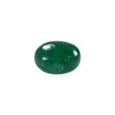EMERALD SMOOTH ROUNDEL BEADS (1PAIR)(TOP GREEN)(SOME BLACK SPOT) 7.50X7.50 MM 1.93 CTS