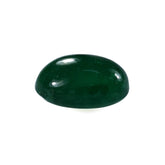 EMERALD PLAIN OVAL CAB (TOP GREEN)(1ST QUALITY OPAQUE CLEAN) 11.50X9.50 MM 4.75 CTS
