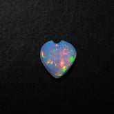 ETHIOPIAN OPAL HEART CAB 4MM 0.19 Cts.