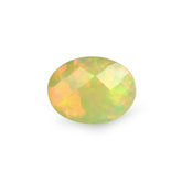 ETHIOPIAN OPAL CHECKER CUT OVAL 8X6MM 0.78 Cts.