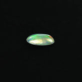 ETHIOPIAN OPAL PLAIN OVAL CAB (OFF WHITE TRANSPARENT/VERY LOW POWER) 5.00X3.00 MM 0.13 CTS