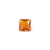 MEXICAN FIRE OPAL PRINCESS CUT SQUARE 6MM 0.8 Cts.