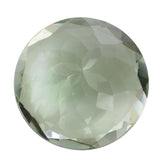 GREEN AMETHYST CUT ROUND 16MM 14.94 Cts.