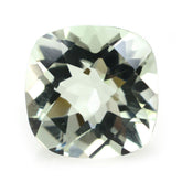 GREEN AMETHYST CHECKER CUT CUSHION 8MM 2.00 Cts.