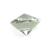 GREEN AMETHYST DIAMOND CUT BRIOLETTE ROUND 8MM 1.58 Cts.