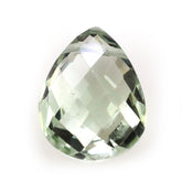 GREEN AMETHYST BRIOLETTE PEAR (FULL DRILL) 10X8MM 2.13 Cts.