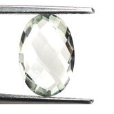 GREEN AMETHYST BRIOLETTE OVAL 12X8MM 2.69 Cts.