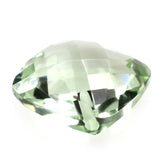 GREEN AMETHYST BRIOLETTE CUSHION (HALF DRILL) 10MM 3.71 Cts.