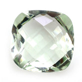 GREEN AMETHYST BRIOLETTE CUSHION 11MM 4.85 Cts.