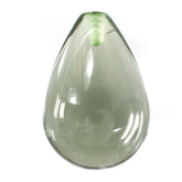 GREEN AMETHYST PLAIN DROPS (HALF DRILL) 16X11MM 12.02 Cts.