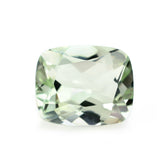 GREEN AMETHYST CUT CUSHION 11X9MM 3.82 Cts.