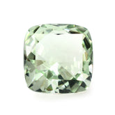 GREEN AMETHYST DIAMOND CUT CUSHION 8MM 2.13 Cts.