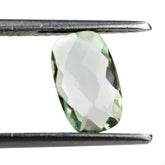 GREEN AMETHYST BRIOLETTE CUSHION 10X6MM 1.45 Cts.