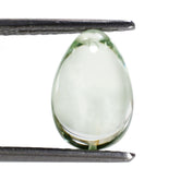 GREEN AMETHYST PLAIN EGGS (DES#55) (FULL DRILL) 12X8MM 5.34 Cts.