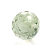 GREEN AMETHYST FACETED DROPS (HALF DRILL) 10X7MM 3.50 Cts.