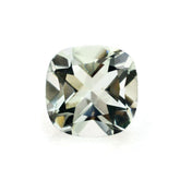 GREEN AMETHYST CUT CUSHION 6MM 1.12 Cts.