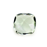 GREEN AMETHYST CUT CUSHION 6X6MM 0.85 Cts.