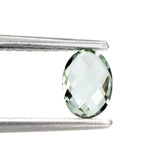 GREEN AMETHYST BRIOLETTE OVAL 7X5MM 0.70 Cts.